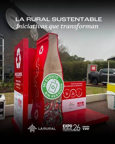 Economía circular, reciclaje y movilidad sustentable: las acciones sustentables de La Rural en la 138.° Exposición Rural