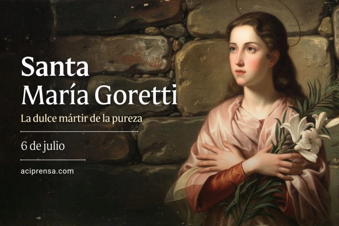 Hoy 6 de julio celebramos a Santa María Goretti, “la pequeña y dulce mártir de la pureza” Hoy 6 de julio celebramos a Santa María Goretti, “la pequeña y dulce mártir de la pureza”