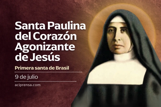 Hoy celebramos a Santa Paulina del Corazón Agonizante de Jesús, la primera santa de Brasil Hoy celebramos a Santa Paulina del Corazón Agonizante de Jesús, la primera santa de Brasil