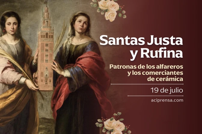 Hoy celebramos a las santas Justa y Rufina, patronas de los alfareros y los comerciantes de cerámica Hoy celebramos a las santas Justa y Rufina, patronas de los alfareros y los comerciantes de cerámica