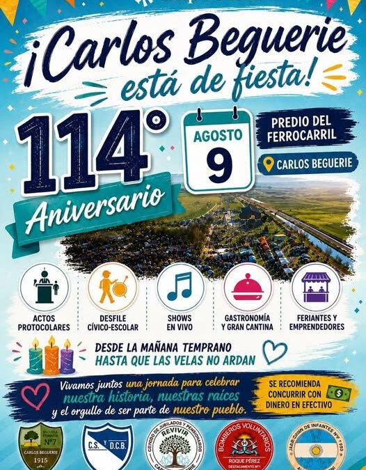 Carlos Beguerie cumple 114 años y se prepara para festejarlo a puro pueblo