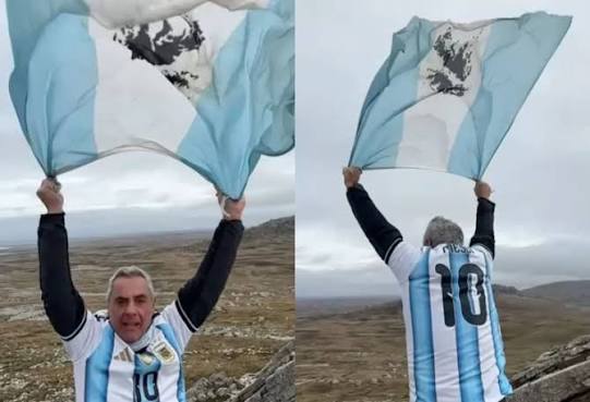 La bandera argentina volvió a flamear en las Islas Malvinas tras 44 años: el homenaje en Puerto Argentino y Darwin