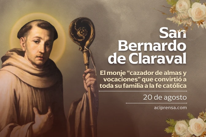 Hoy celebramos a San Bernardo de Claraval, el santo que convirtió a toda su familia Hoy celebramos a San Bernardo de Claraval, el santo que convirtió a toda su familia