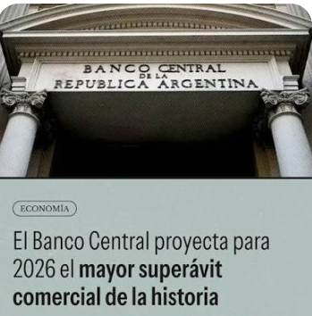 El superávit comercial argentino camina hacia un récord histórico inédito en 2026