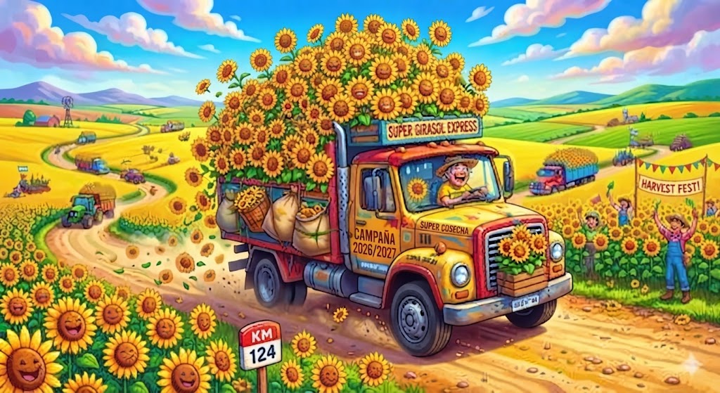 El girasol argentino arranca la nueva campaña con viento a favor: más siembra, más exportaciones y precios firmes
