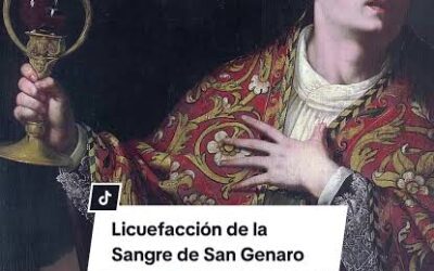 Hoy celebramos a San Genaro, mártir, patrono de los donantes de sangre y hoy ¡se produjo el milagro!