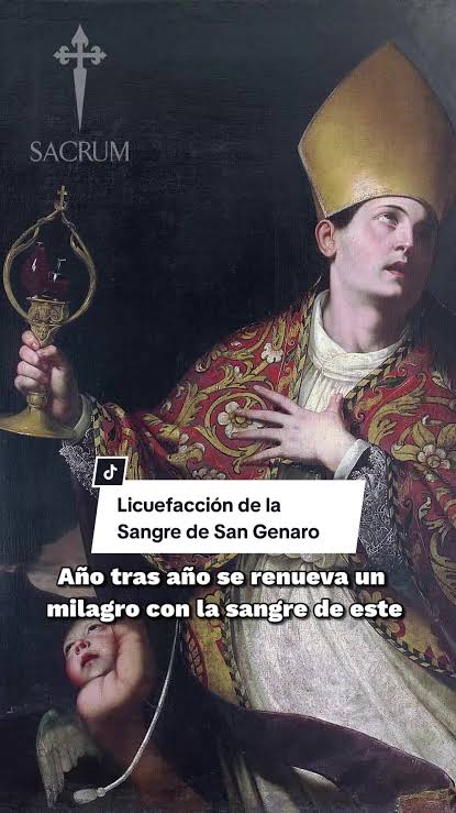 Hoy celebramos a San Genaro, mártir, patrono de los donantes de sangre y hoy ¡se produjo el milagro! Hoy celebramos a San Genaro, mártir, patrono de los donantes de sangre y hoy ¡se produjo el milagro!