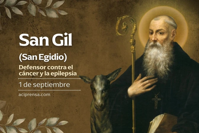 Hoy celebramos a San Gil, conocido también como San Egidio, abad y eremita Hoy celebramos a San Gil, conocido también como San Egidio, abad y eremita
