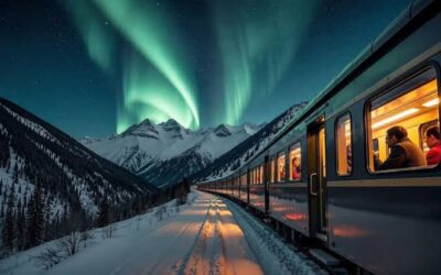Parte el primer tren panorámico para ver auroras boreales: la ruta secreta que recorre en Escandinavia