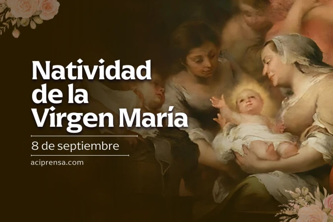 Hoy celebramos la Natividad de la Virgen María. ¡Feliz cumpleaños, Madre nuestra! Hoy celebramos la Natividad de la Virgen María. ¡Feliz cumpleaños, Madre nuestra!