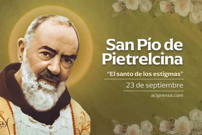 Hoy 23 de septiembre celebramos a San Pío de Pietrelcina, quien recibió los estigmas de Cristo Hoy 23 de septiembre celebramos a San Pío de Pietrelcina, quien recibió los estigmas de Cristo