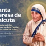 Hoy celebramos a la Santa Madre Teresa de Calcuta, Premio Nobel de la Paz Hoy celebramos a la Santa Madre Teresa de Calcuta, Premio Nobel de la Paz