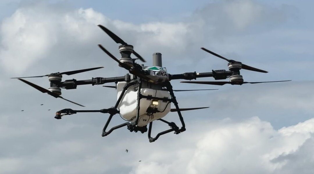 Tekron renueva en octubre sus beneficios para sumar drones DJI Agras al campo