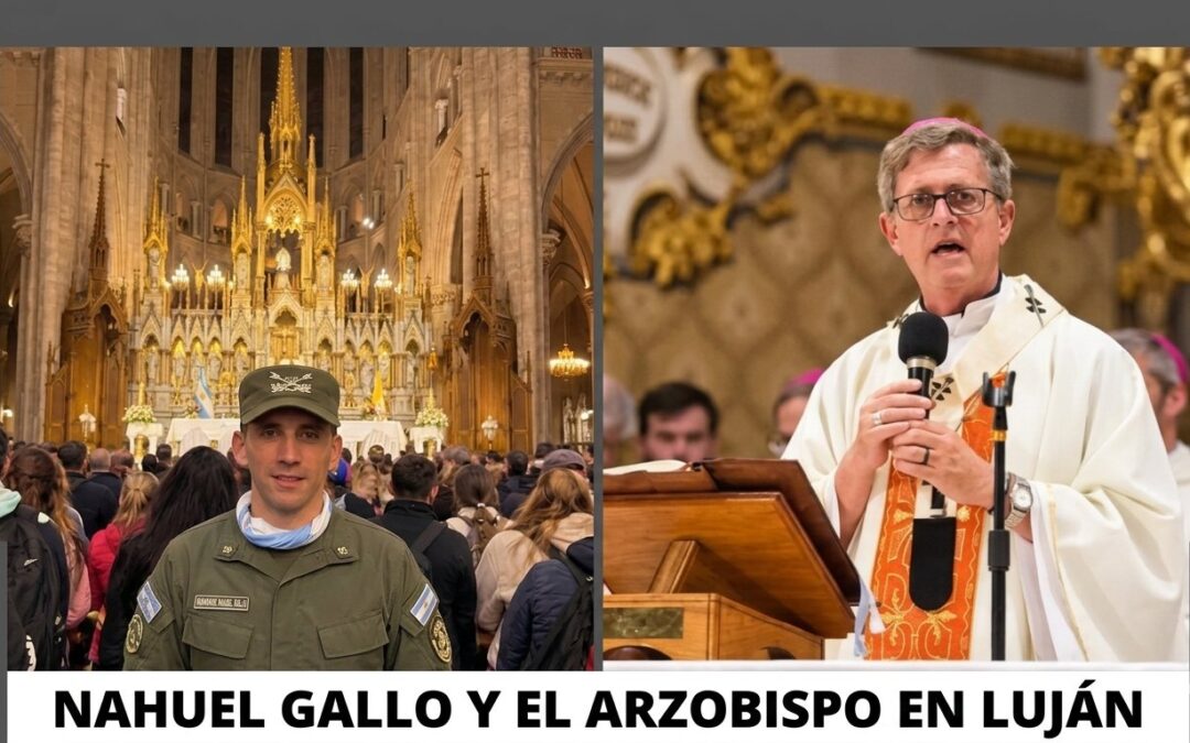 García Cuerva y Nahuel Gallo marcaron la Peregrinación a Luján, 2.700.000 peregrinos,  con un fuerte llamado a la unidad nacional y un reclamo por los presos en Venezuela