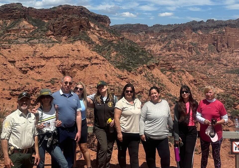 Informantes turísticos se capacitan a fondo para guiar a los visitantes en el Parque Nacional Sierra de las Quijadas