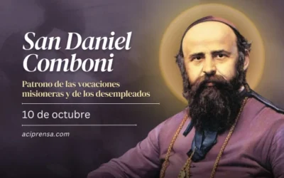 Hoy 10 de octubre celebramos a San Daniel Comboni, apóstol de África Hoy 10 de octubre celebramos a San Daniel Comboni, apóstol de África