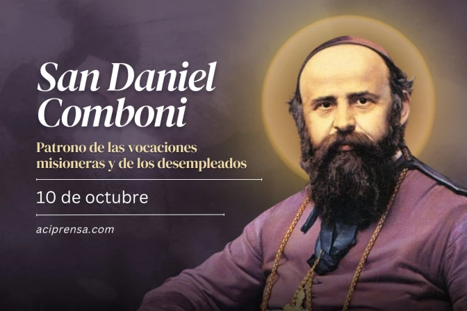 Hoy 10 de octubre celebramos a San Daniel Comboni, apóstol de África Hoy 10 de octubre celebramos a San Daniel Comboni, apóstol de África